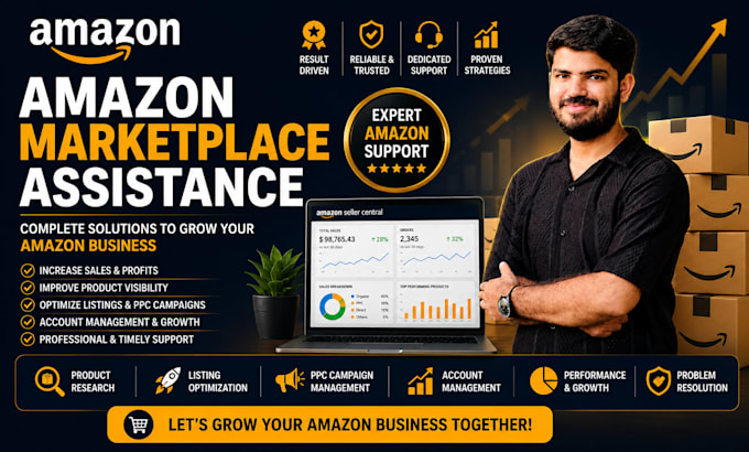be your amazon fba virtual assistant and account manager