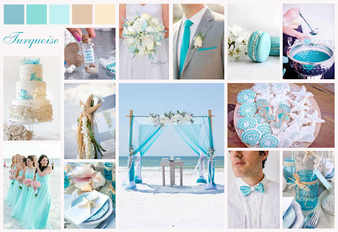 design a mood board for your wedding and event