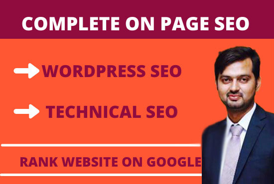 Do website on page seo technical optimization wordpress shopify wix ...