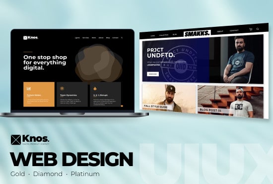 design your modern and minimal website