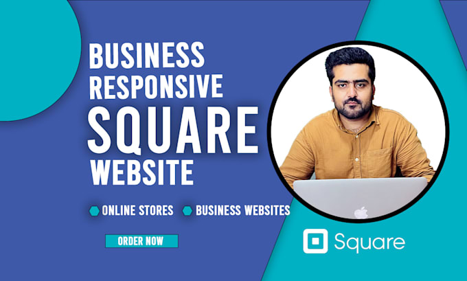 Top 5! I will build business square website design or square online store  for $80
