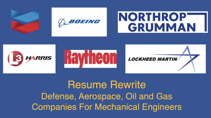 Hire a freelancer to rewrite your resume as a mechanical engineer
