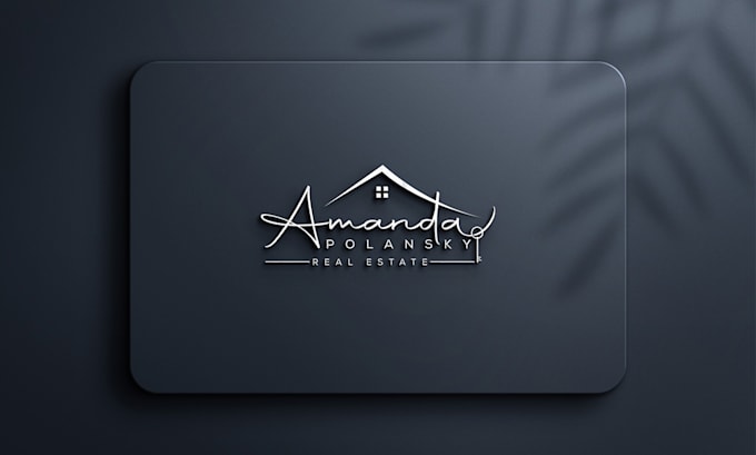 design real estate agent and realtor or mortgage logo