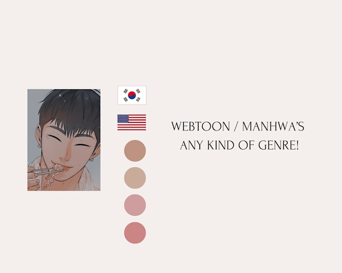 translate any manhwa, webtoon and novel from korean to english