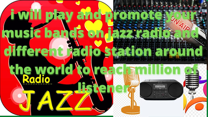 Play And Promote Your Music Bands On Jazz Radio Station Live By Abdulakowolabi Fiverr