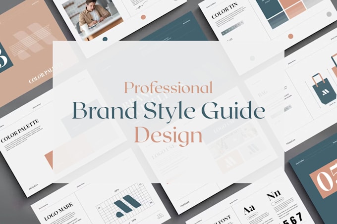 create a custom logo and professional brand style guide