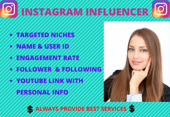 provide best instagram influencer for profitable niches