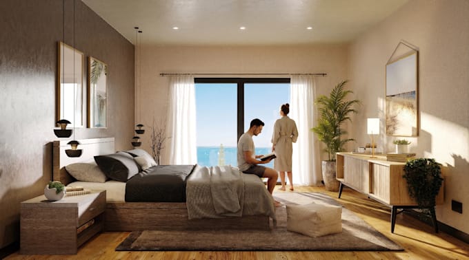 design high quality 3d renderings of your property