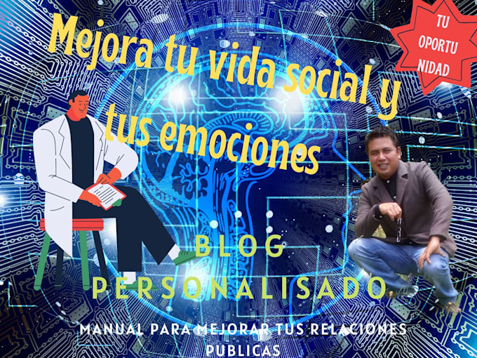 Crear para ti un blog personal para mejorar tu vida social y emocional by Dario_velasco Fiverr