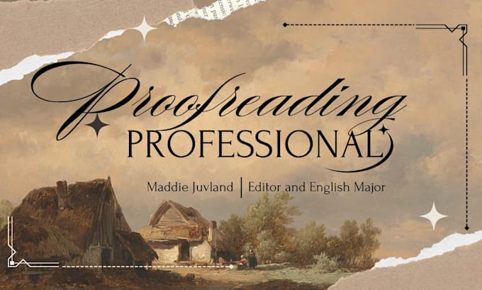 proofread your novel for you