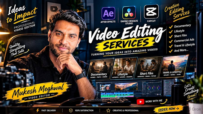 long form youtube video editing