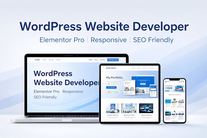 design a professional wordpress website using elementor pro