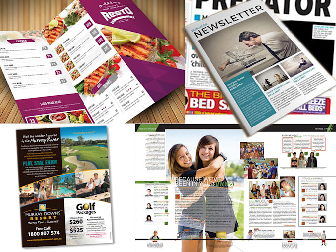 design brochures ebooks upto 8 pages