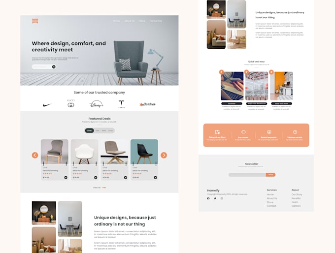 design creative wireframes, UI UX design, and prototypes