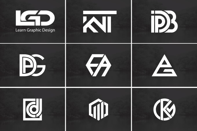 Crea un design del logo monogramma minimalista moderno basato su lettera iniziale  personalizzata