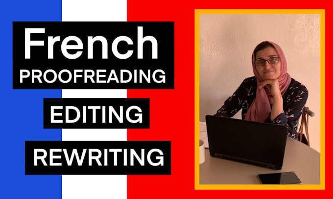 proofread, edit and correct all your french texts