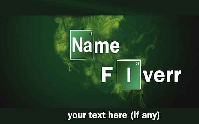 make a great Breaking Bad theme image with your name