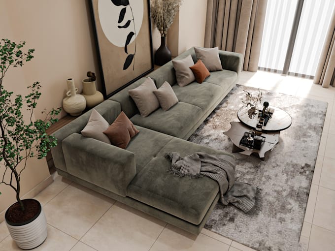 design your space area, also interior  in 3ds max
