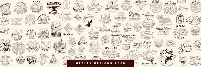 do vintage, adventure, nature, outdoor badge logo creation