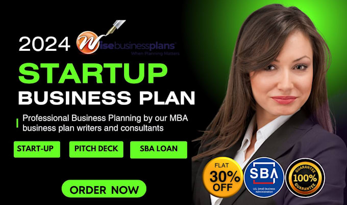 write a perfect startup business plan, pitch deck for investors that get funded