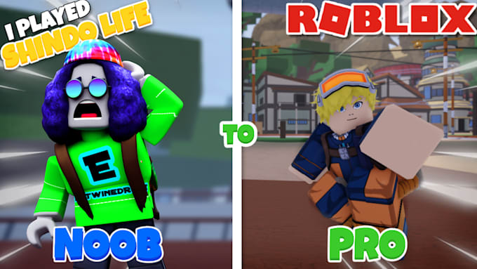 make you a professional roblox youtube thumbnail