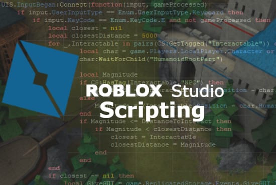 Code roblox scripts for you by Secretstech | Fiverr