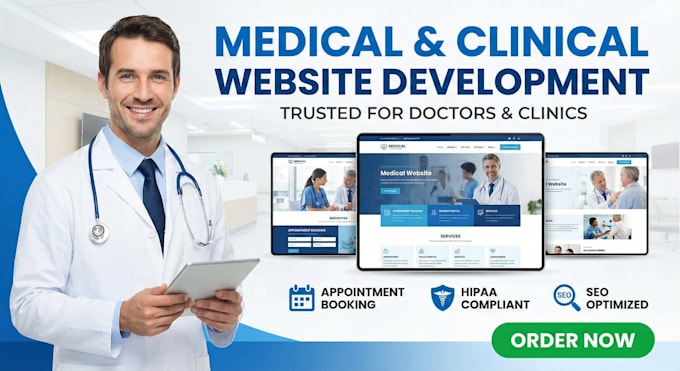 build doctor dentist healthcare med spa clinic plastic surgery hospital website