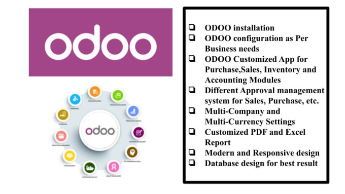 Hire a freelancer to install, configure and make custom odoo modules