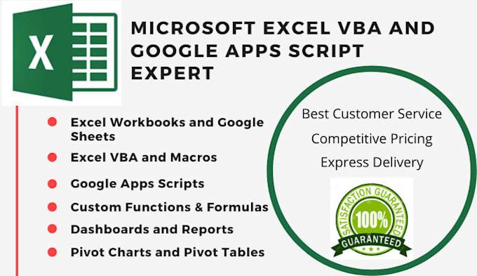 Develop excel vba macro and google apps scripts for you by Vba_expert ...