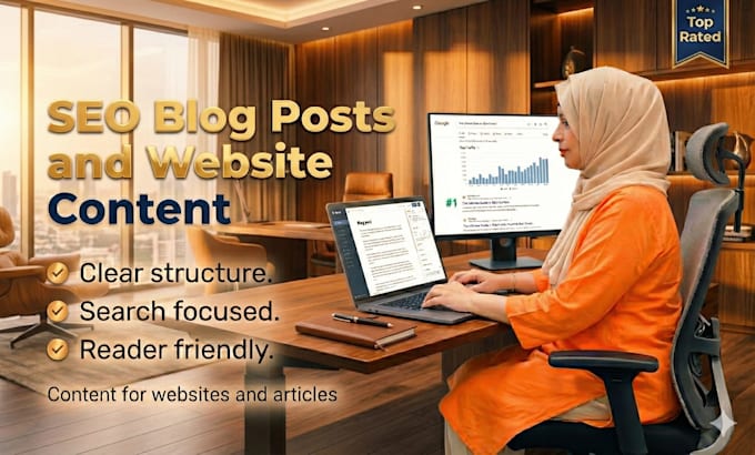 write SEO blog posts and website content