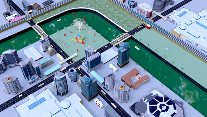 create realistic 3d game ready environment props