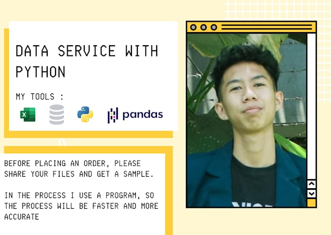 Clean your excel database with python by Utarasetyaw | Fiverr