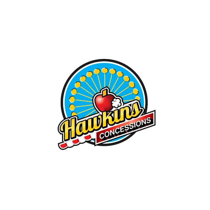 design fun logo for hawkins concessions