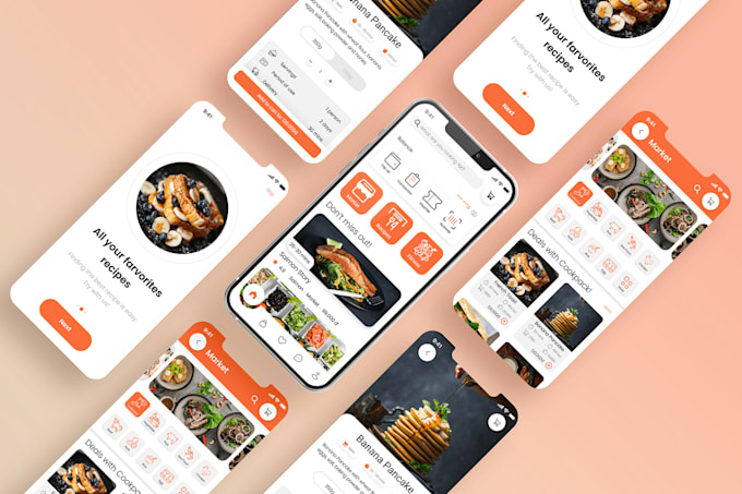 design UI UX for mobile app with figma for ios or android