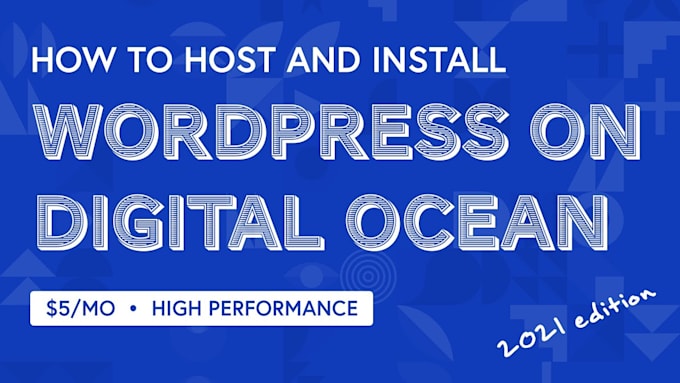 setup your websites on digitalocean, gcp, AWS, azure