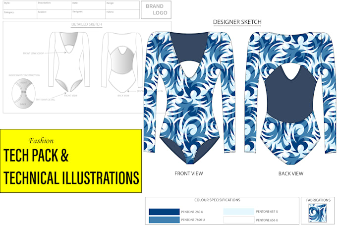 create fashion tech packs