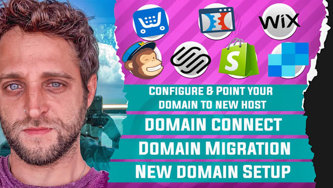 point your domain to shopify,wix,squarespace,mailchimp,sendgrid,any ecommerce