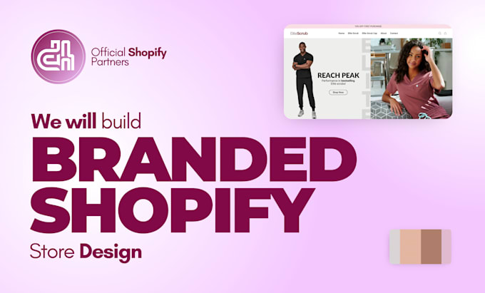 do branded shopify website development, shopify website design