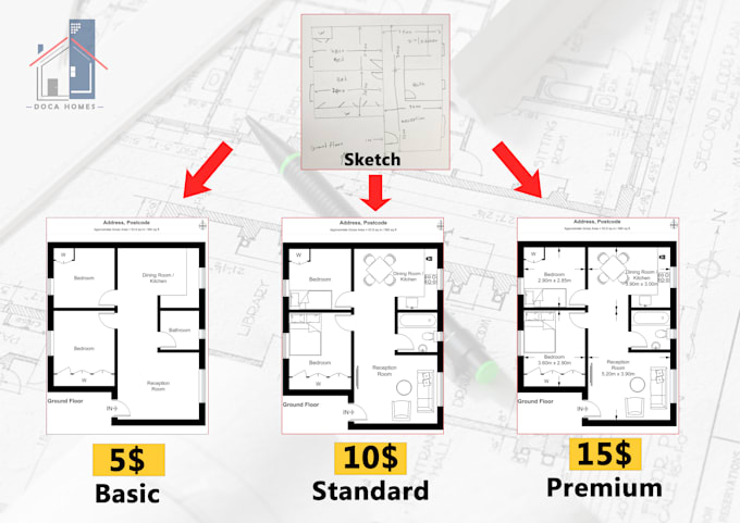 draw and redraw 2d floor plan in autocad