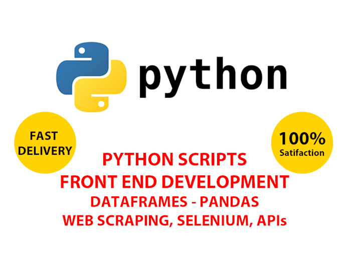 Write python programs and front end development by Vba_excelpro | Fiverr