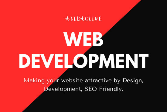 do website development, design, and SEO friendly