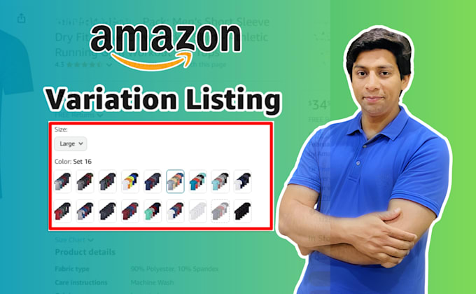 do amazon variation listing or amazon listing via flat file