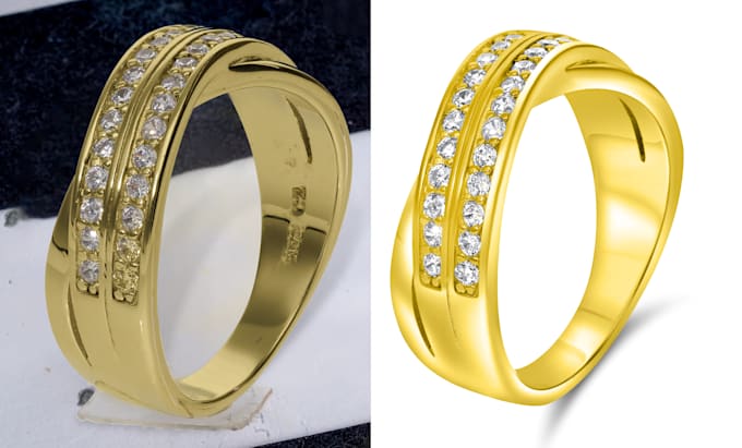do jewelry retouch like 3d quality