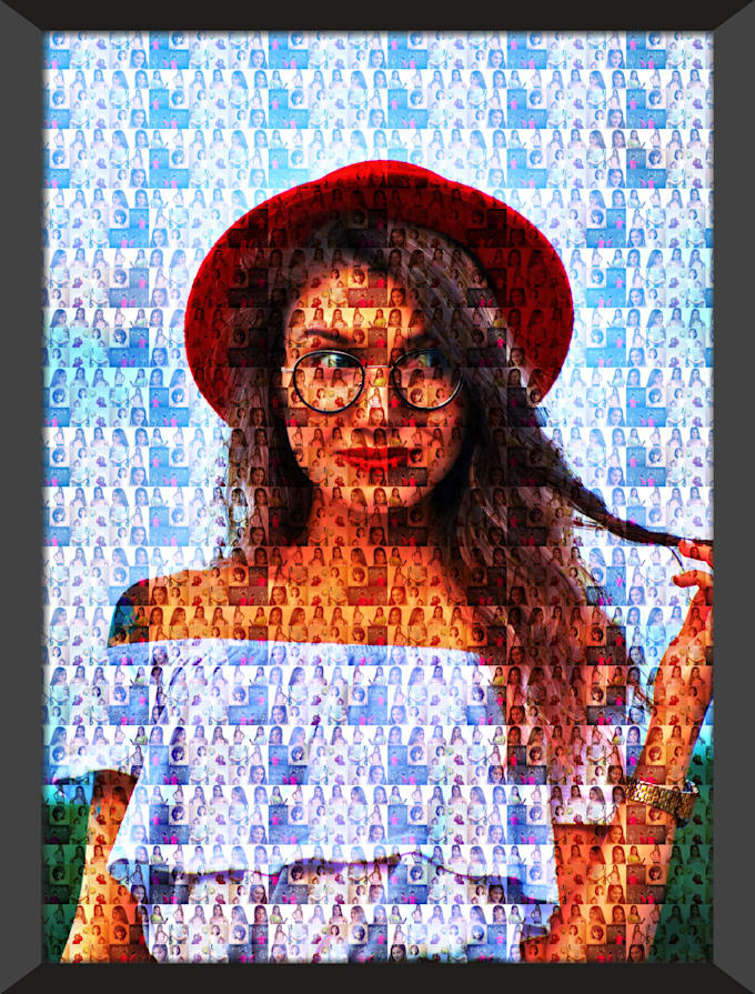design stunning mosaic art for your pics
