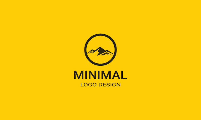 design 3 flat modern minimalist logo design
