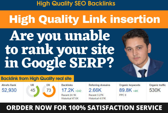 do top quality link insertion niche edit, guest post SEO backlinks
