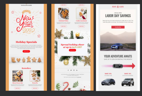 design mailchimp newsletter template