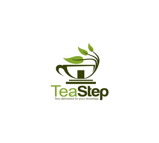 design modern teastep logo