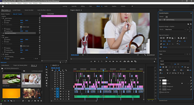 edit amazing videos for youtube, instagram, tik tok, fashion