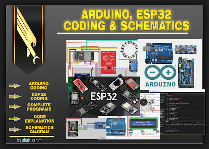 Do iot projects using arduino and esp32 programming by Shah_rahim | Fiverr